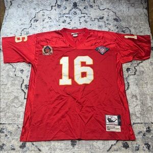 Mitchell & Ness Len Dawson #16 Kansas City Chiefs Throwback Jersey Size 60